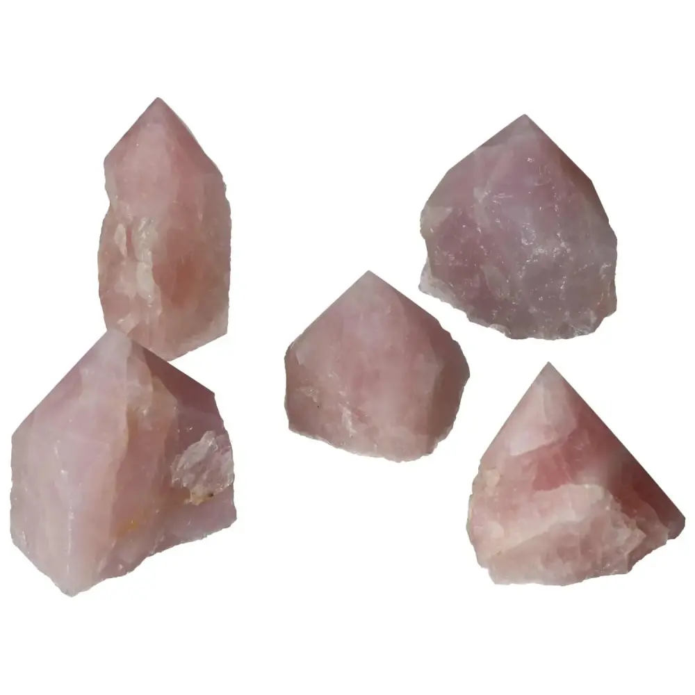 Polished Point Rose Quartz M 571890 - Image 2