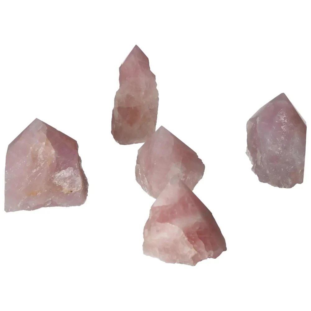 Polished Point Rose Quartz M 571890 - Image 25