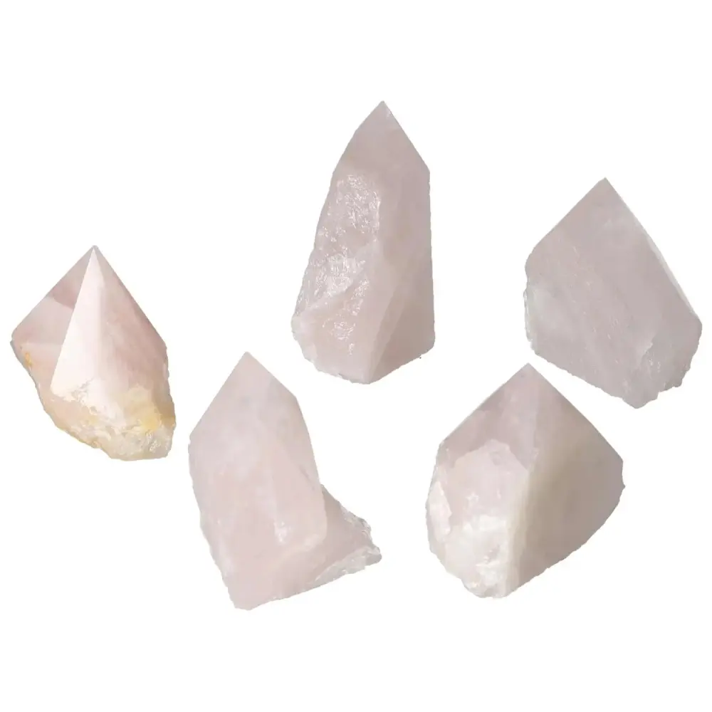 Polished Point Rose Quartz M 570503 - Image 2