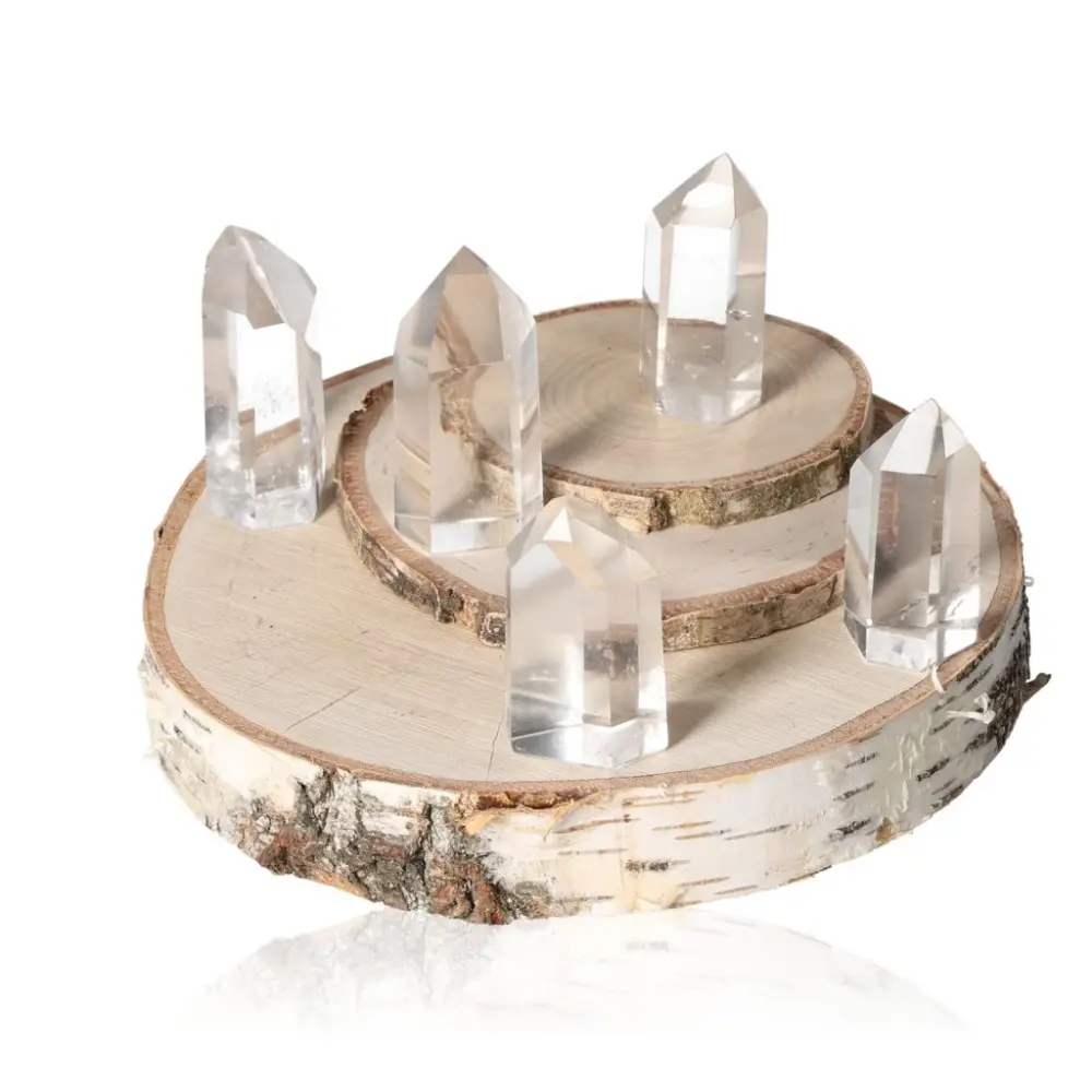 Clear Crystal Quartz Points 040860