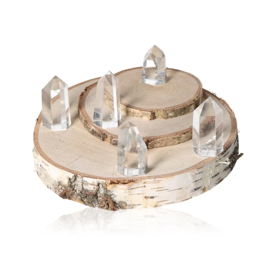 Clear Crystal Quartz Points 040877 - Image 2