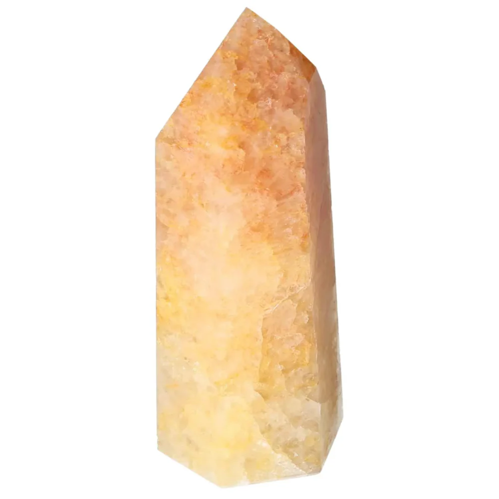 Polished Quartz Orange Obelisk 578813 - Image 11