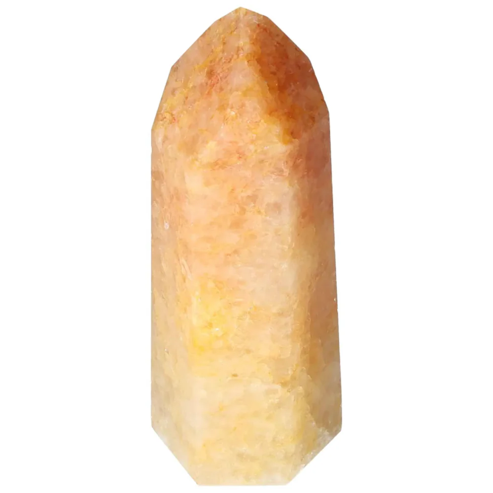 Polished Quartz Orange Obelisk 578813 - Image 12