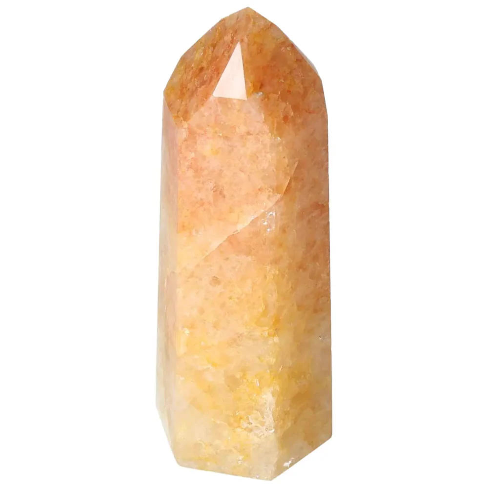 Polished Quartz Orange Obelisk 578813 - Image 16