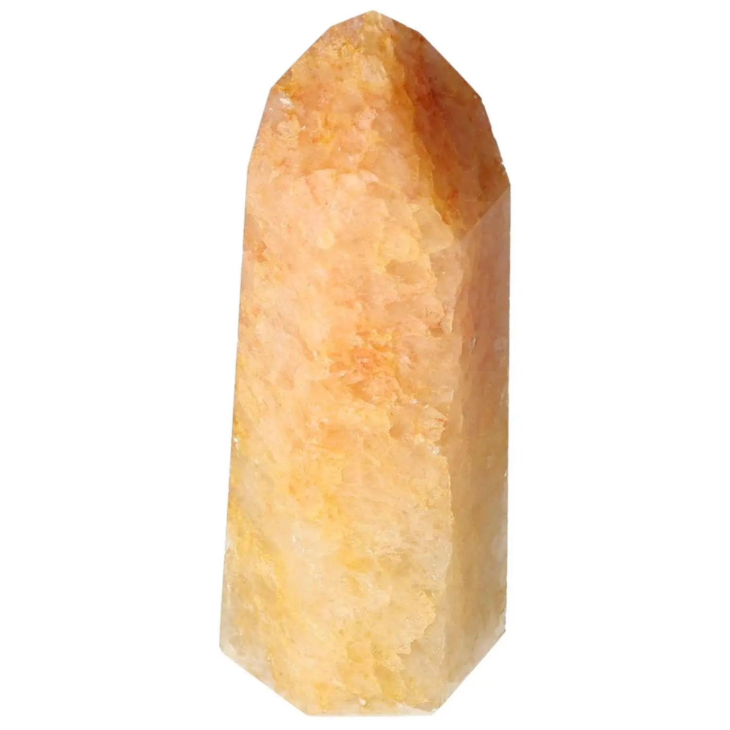 Polished Quartz Orange Obelisk 578813 - Image 6