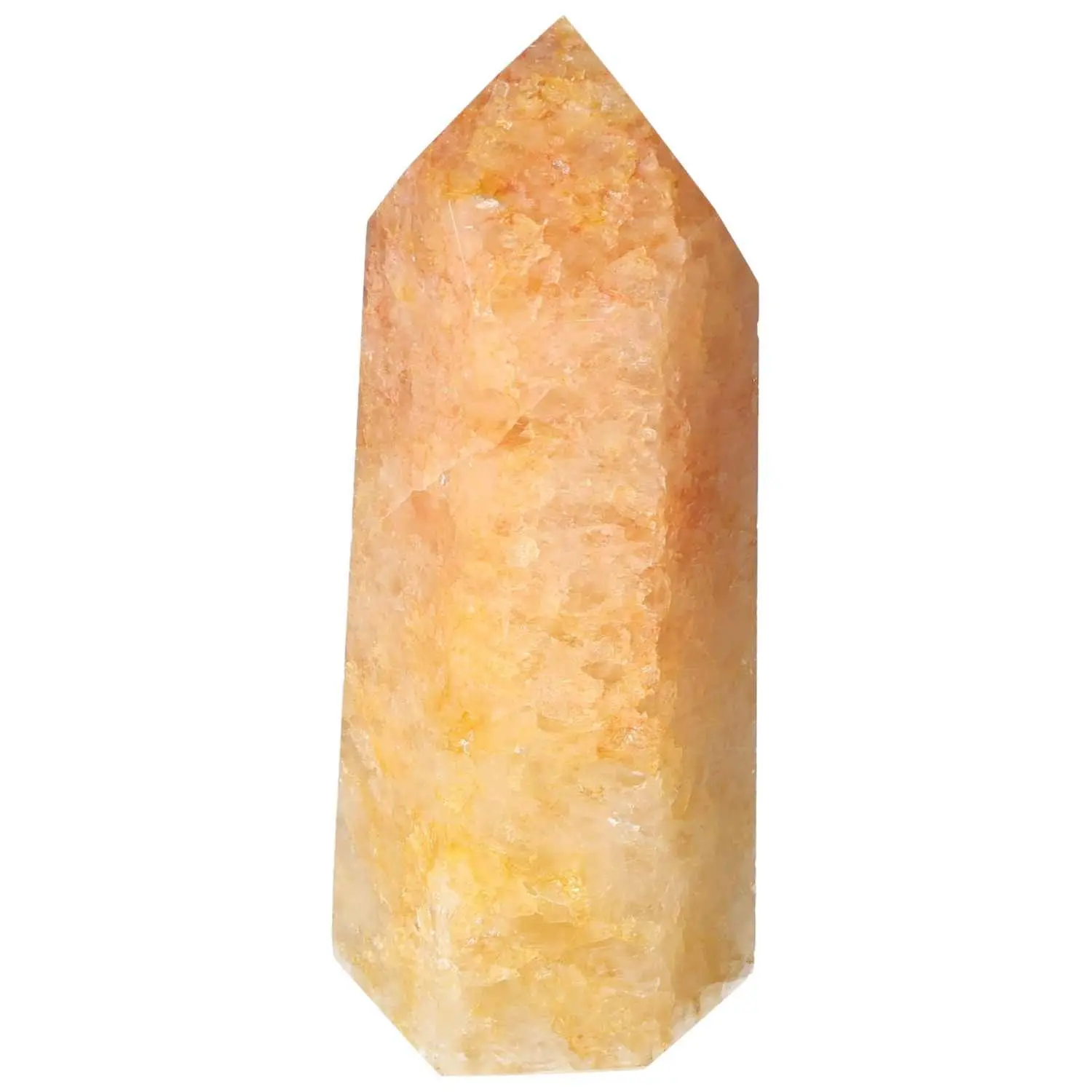 Polished Quartz Orange Obelisk 578813 - Image 7