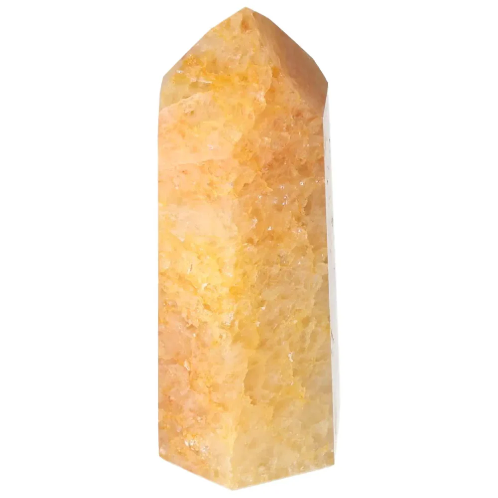 Polished Quartz Orange Obelisk 578806 - Image 14