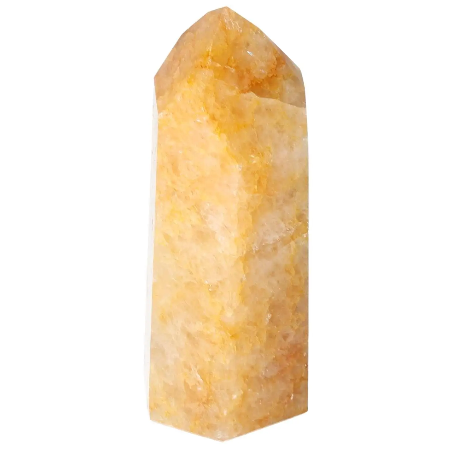 Polished Quartz Orange Obelisk 578806 - Image 3