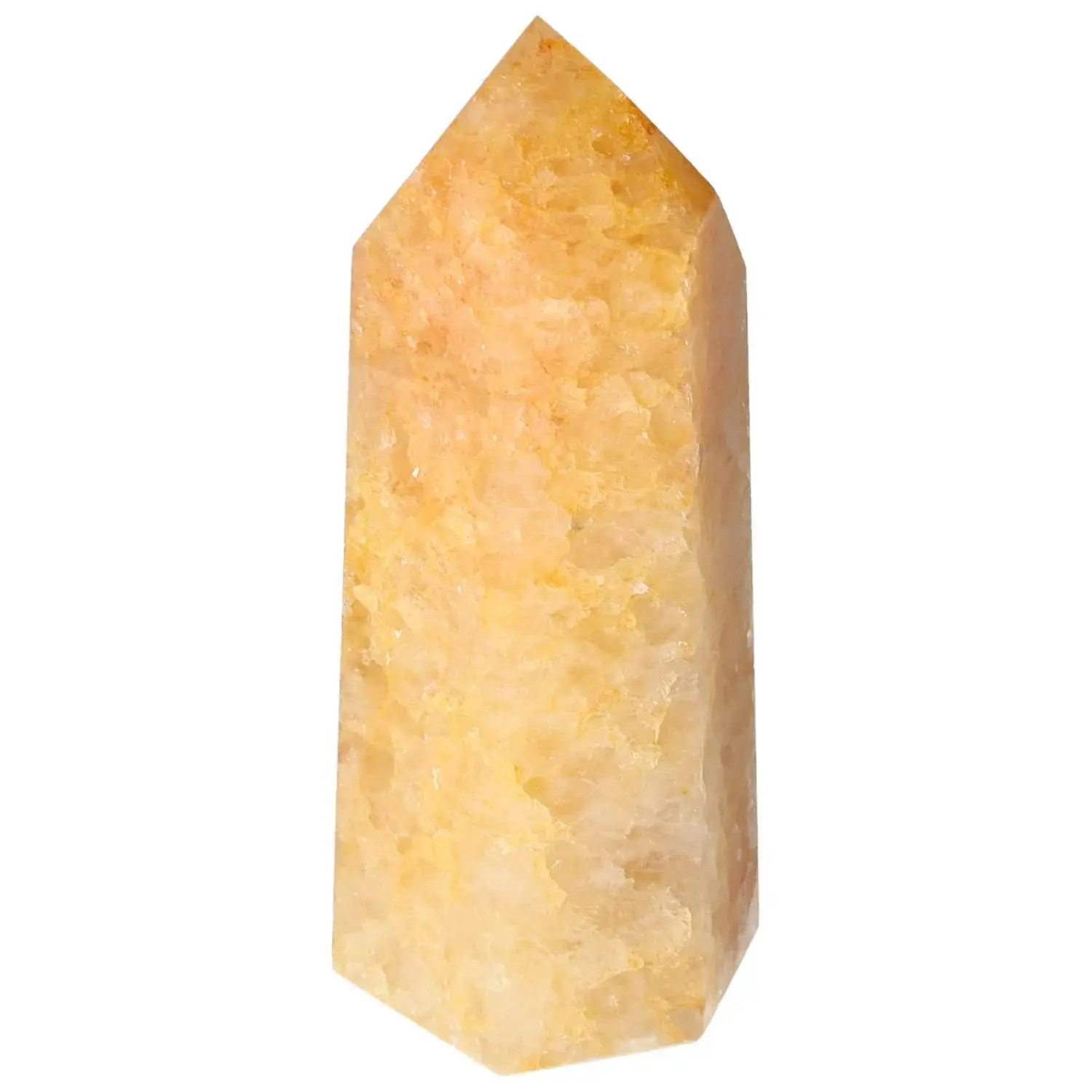 Polished Quartz Orange Obelisk 578806 - Image 5