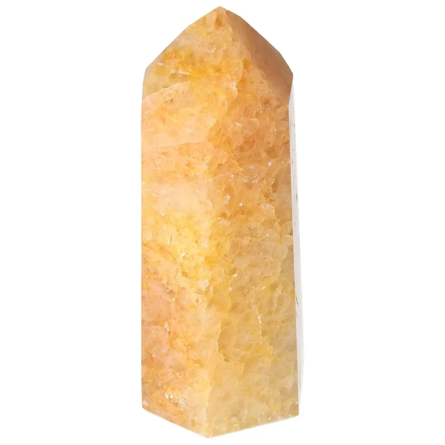 Polished Quartz Orange Obelisk 578806 - Image 6