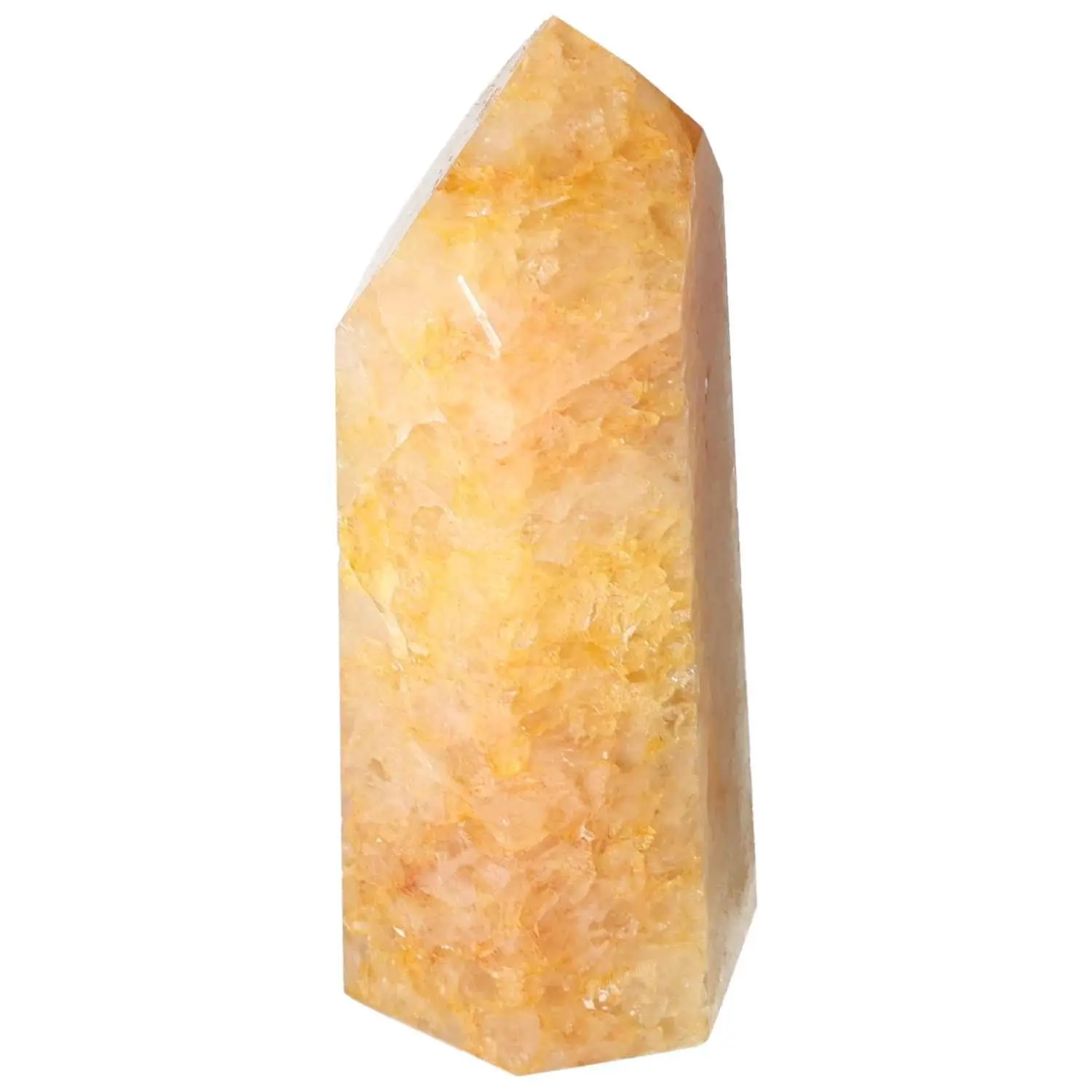 Polished Quartz Orange Obelisk 578806 - Image 7
