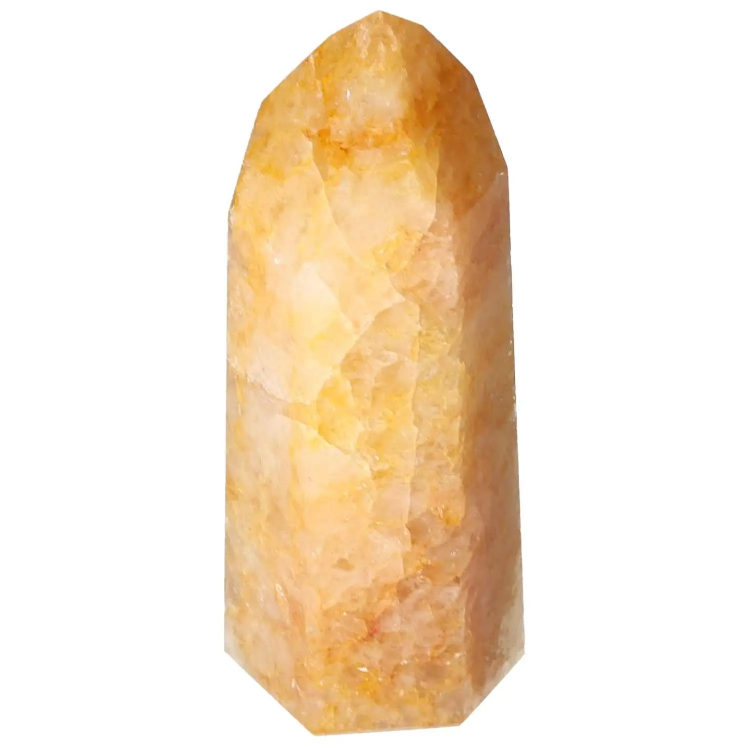 Polished Quartz Orange Obelisk 578806 - Image 8