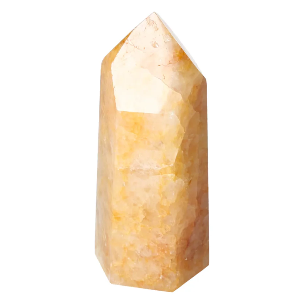 Polished Quartz Orange Obelisk 578806 - Image 9