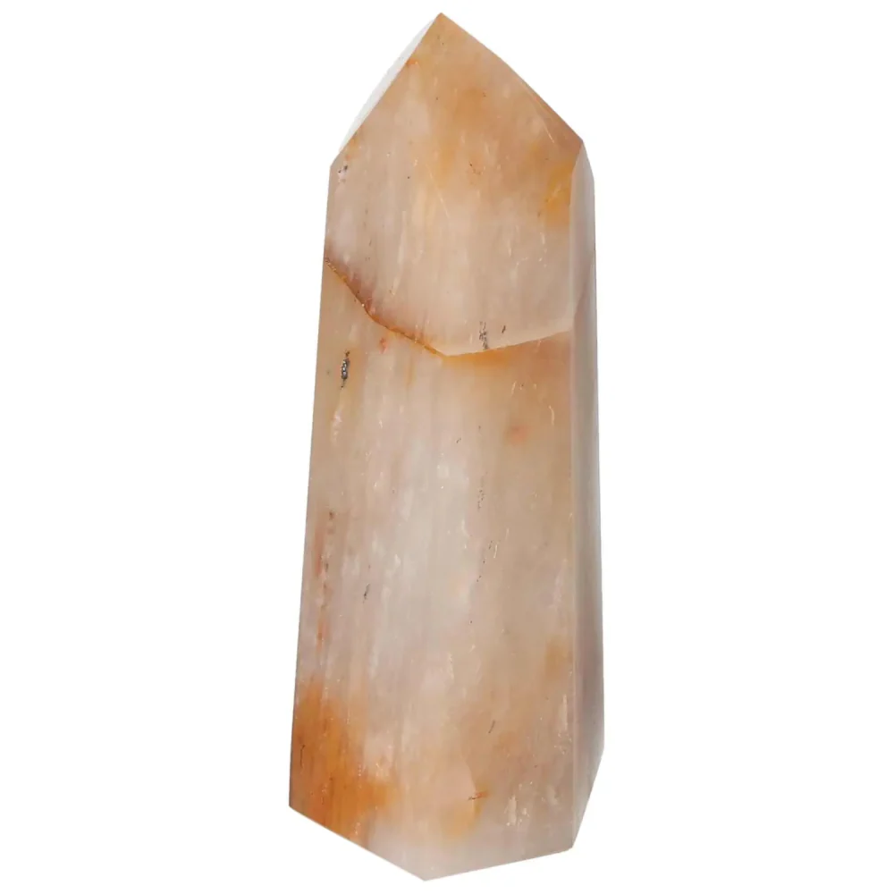 Polished Quartz Tangerine Obelisk 578738 - Image 10