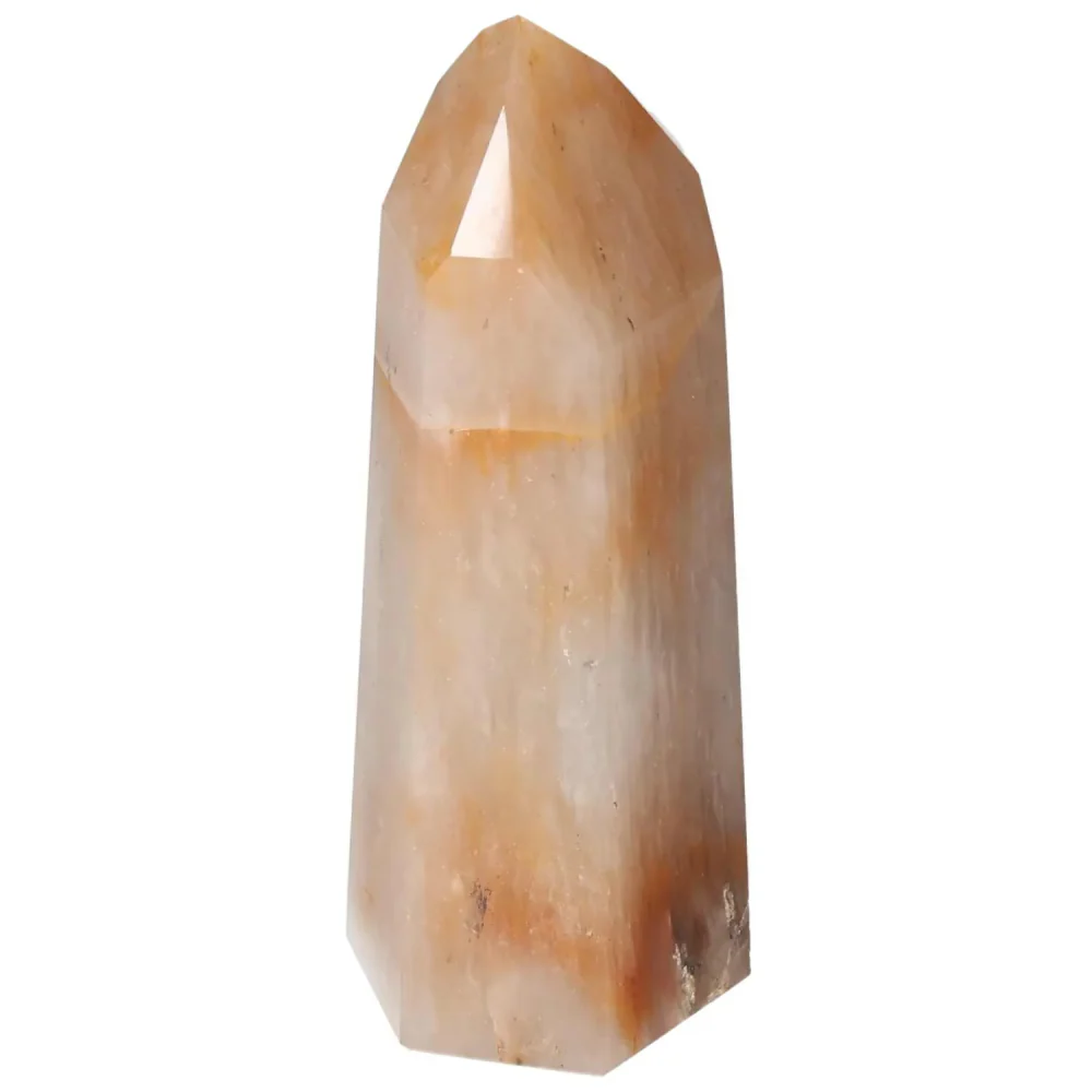 Polished Quartz Tangerine Obelisk 578738 - Image 15