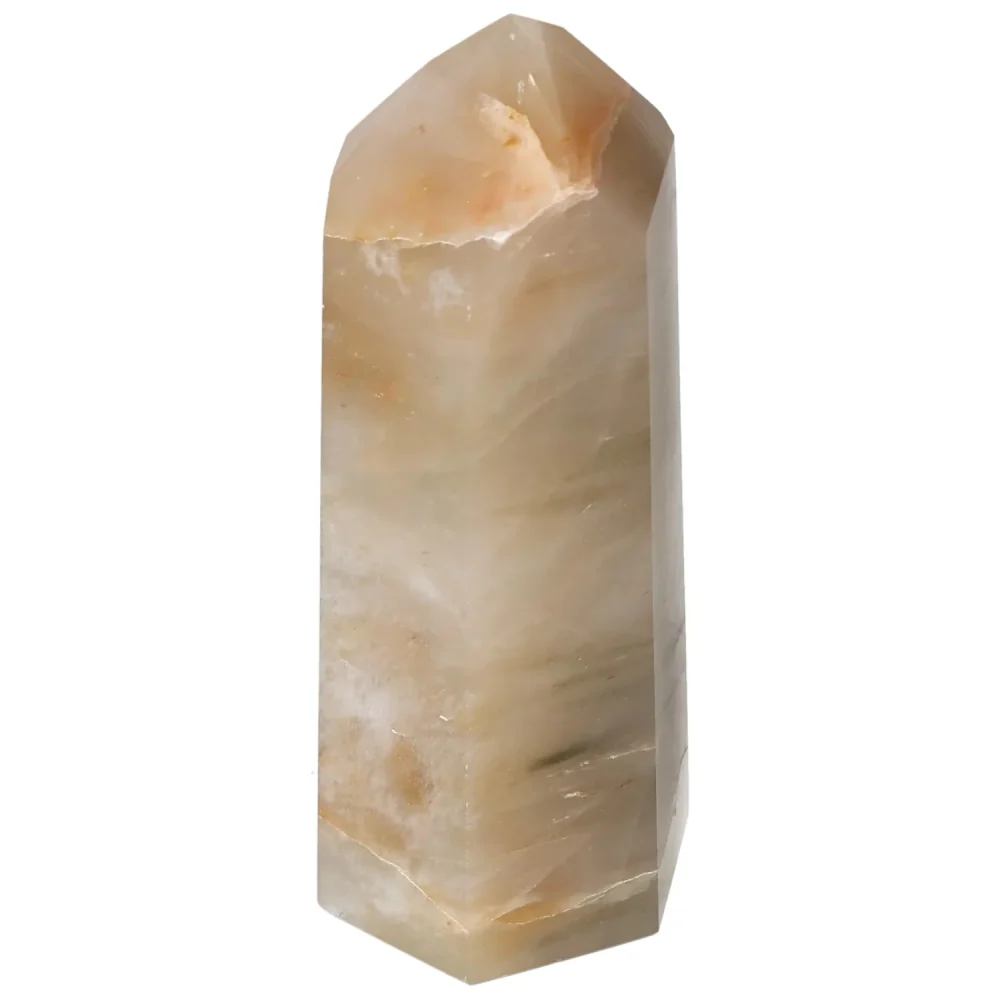 Polished Quartz Tangerine Obelisk 578721 - Image 12
