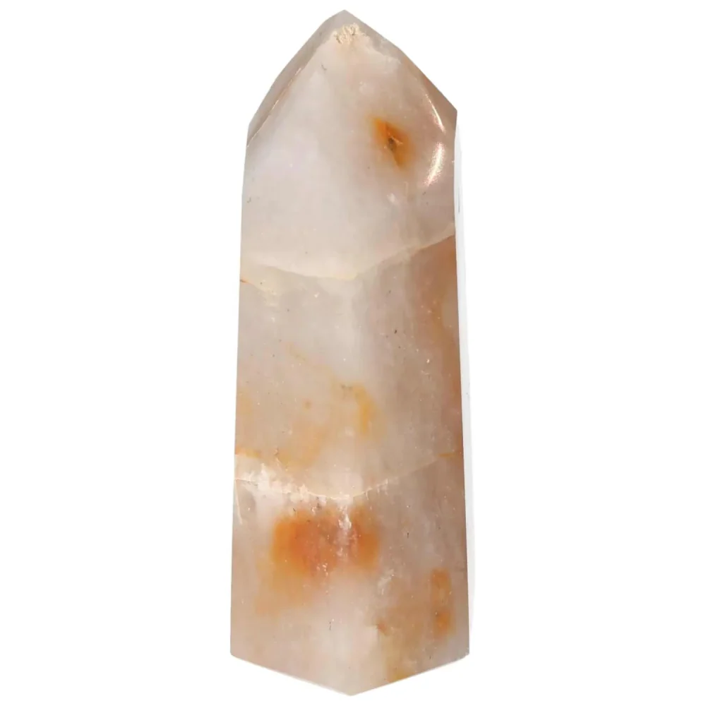Polished Quartz Tangerine Obelisk 578745 - Image 11