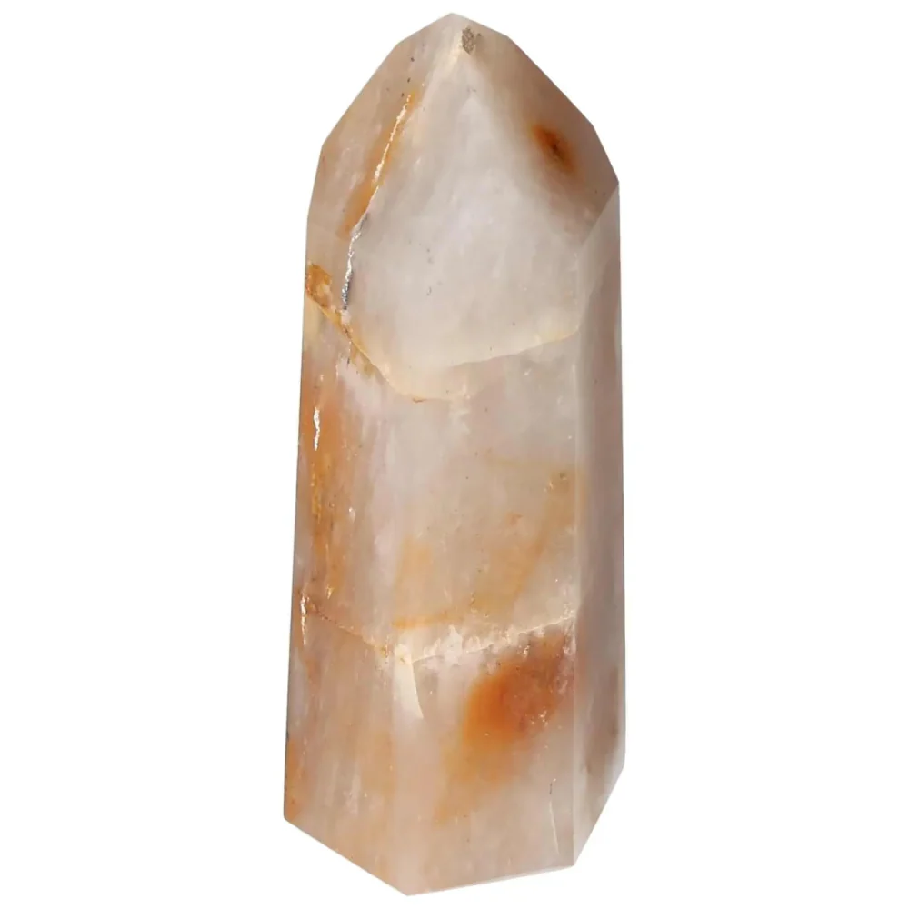 Polished Quartz Tangerine Obelisk 578745 - Image 12