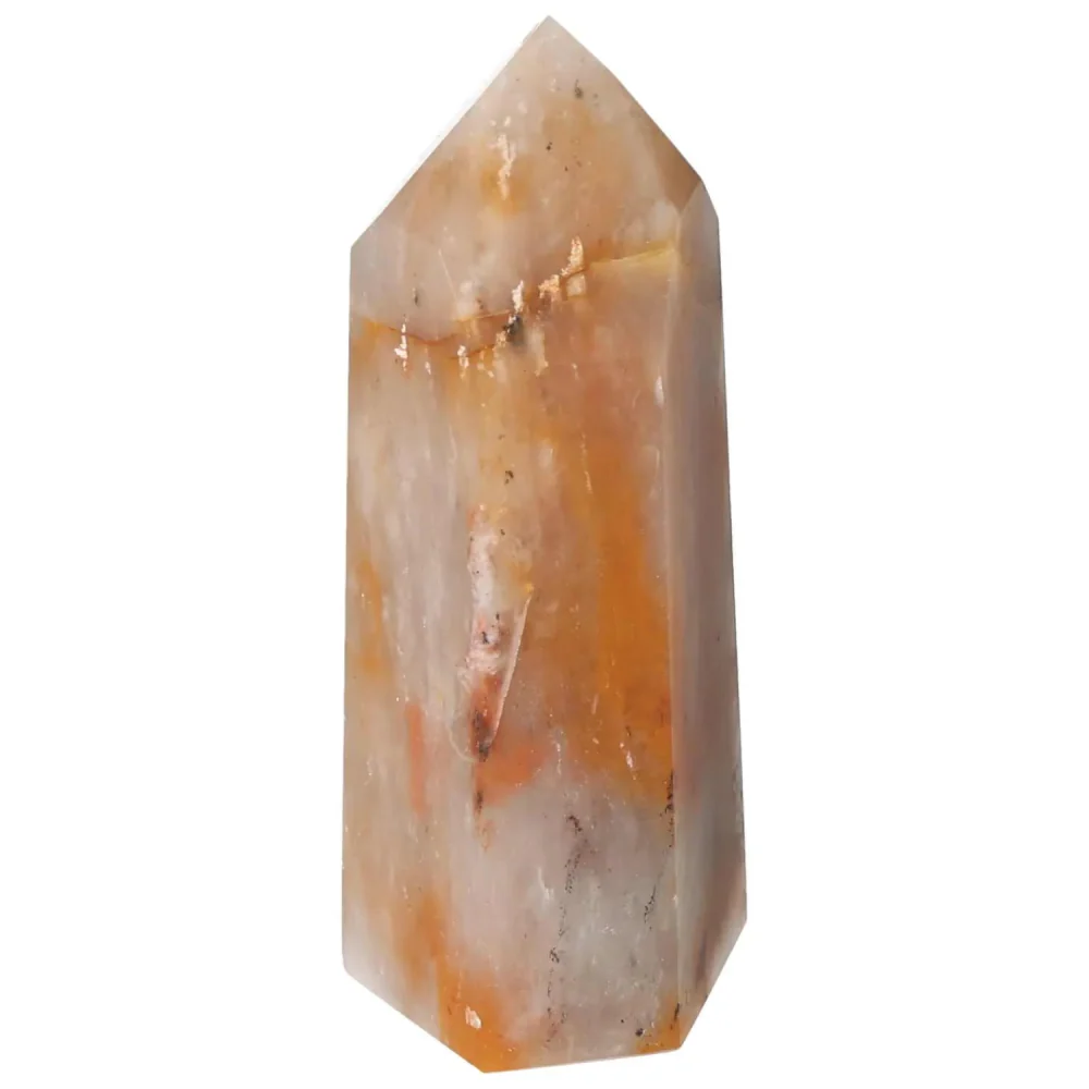 Polished Quartz Tangerine Obelisk 578745 - Image 15