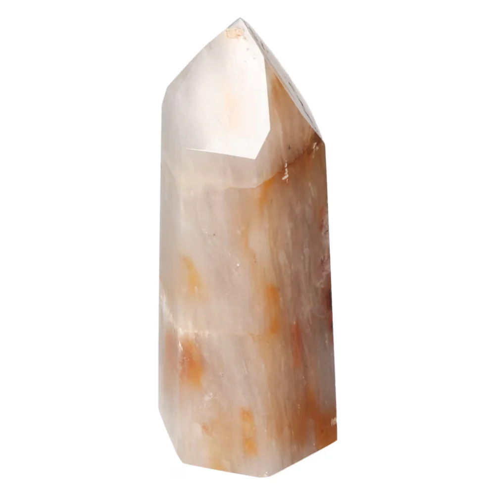 Polished Quartz Tangerine Obelisk 578745 - Image 9