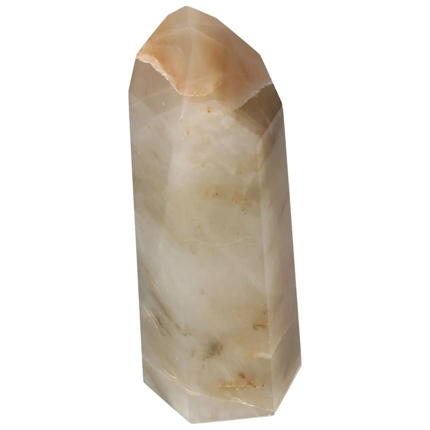 Polished Quartz Tangerine Obelisk 578721 - Image 8