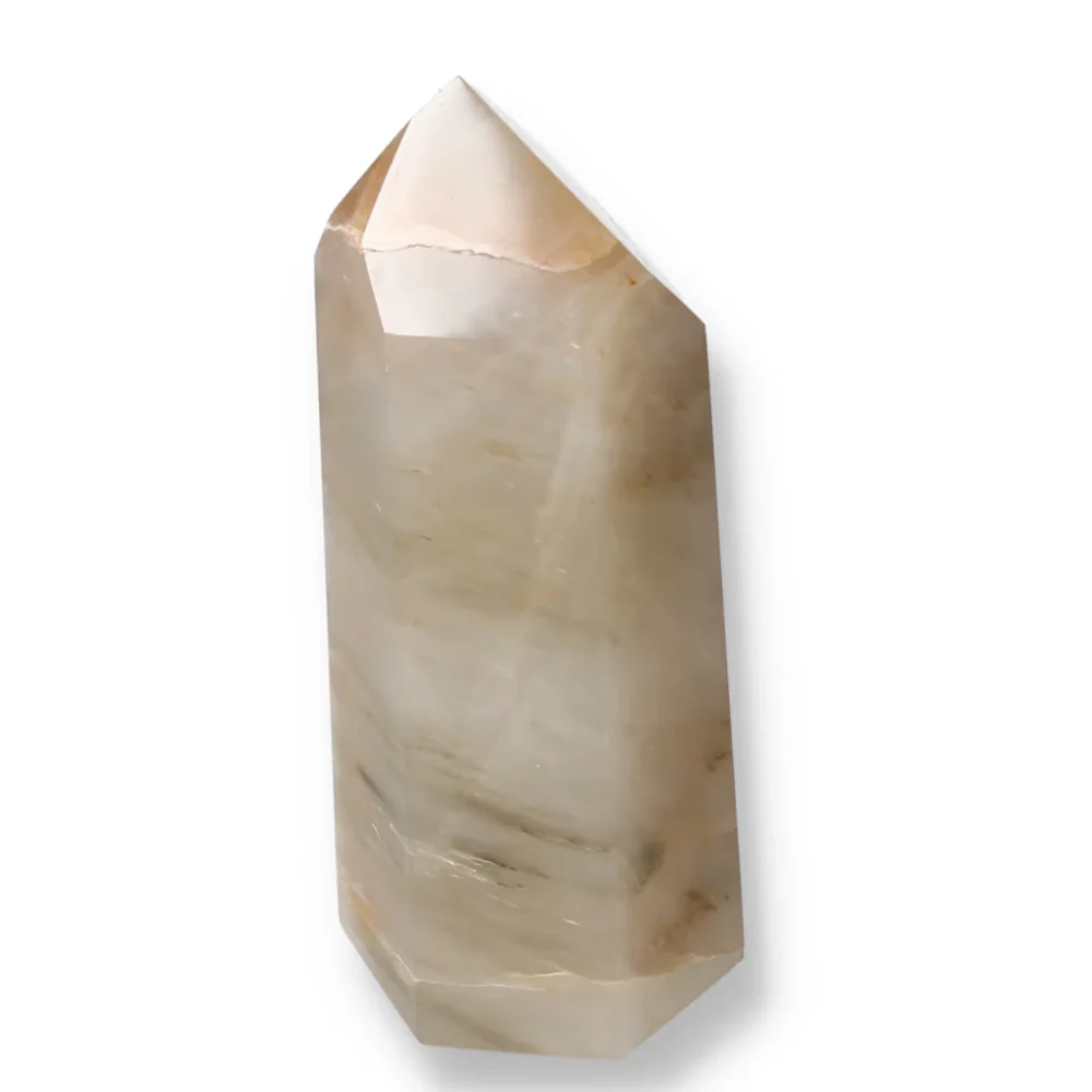Polished Quartz Tangerine Obelisk 578721 - Image 9