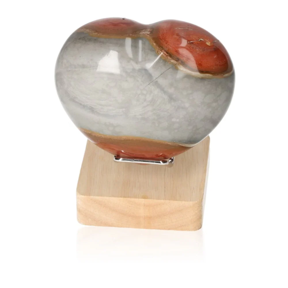 Polychrome Jasper Heart 067171 - Image 2