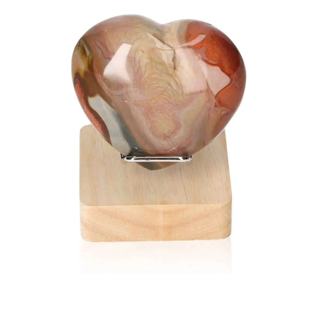 Polychrome Jasper Heart 066303