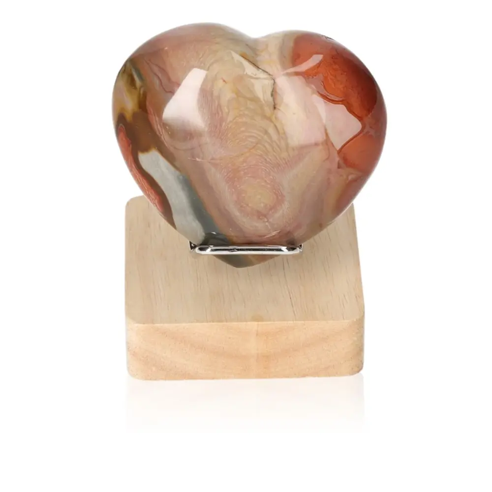 Polychrome Jasper Heart 066303 - Image 2