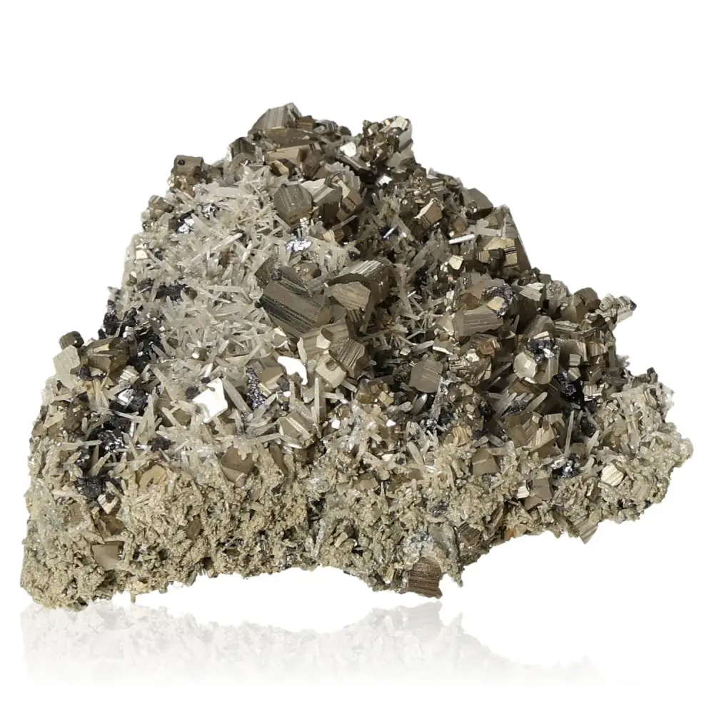 Pyrite with Quartz and Sphalerite 061995 - Image 2