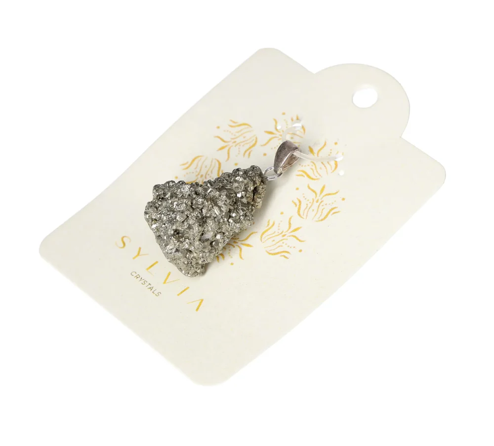 Pyrite Pendant Silver 631754 P30 - Image 3