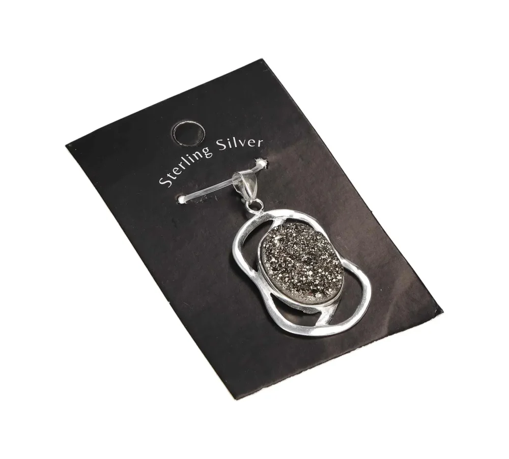 Silver Quartz Pendant Silver Sterling 615334 - Image 2