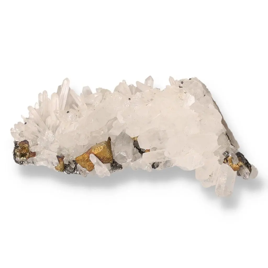 Quartz with Chalcopyrite 060813