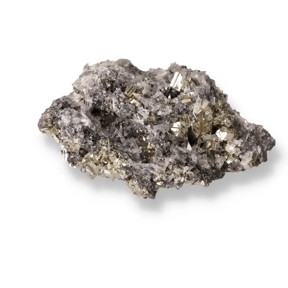 Galena with Quartz and Pyrite 056113