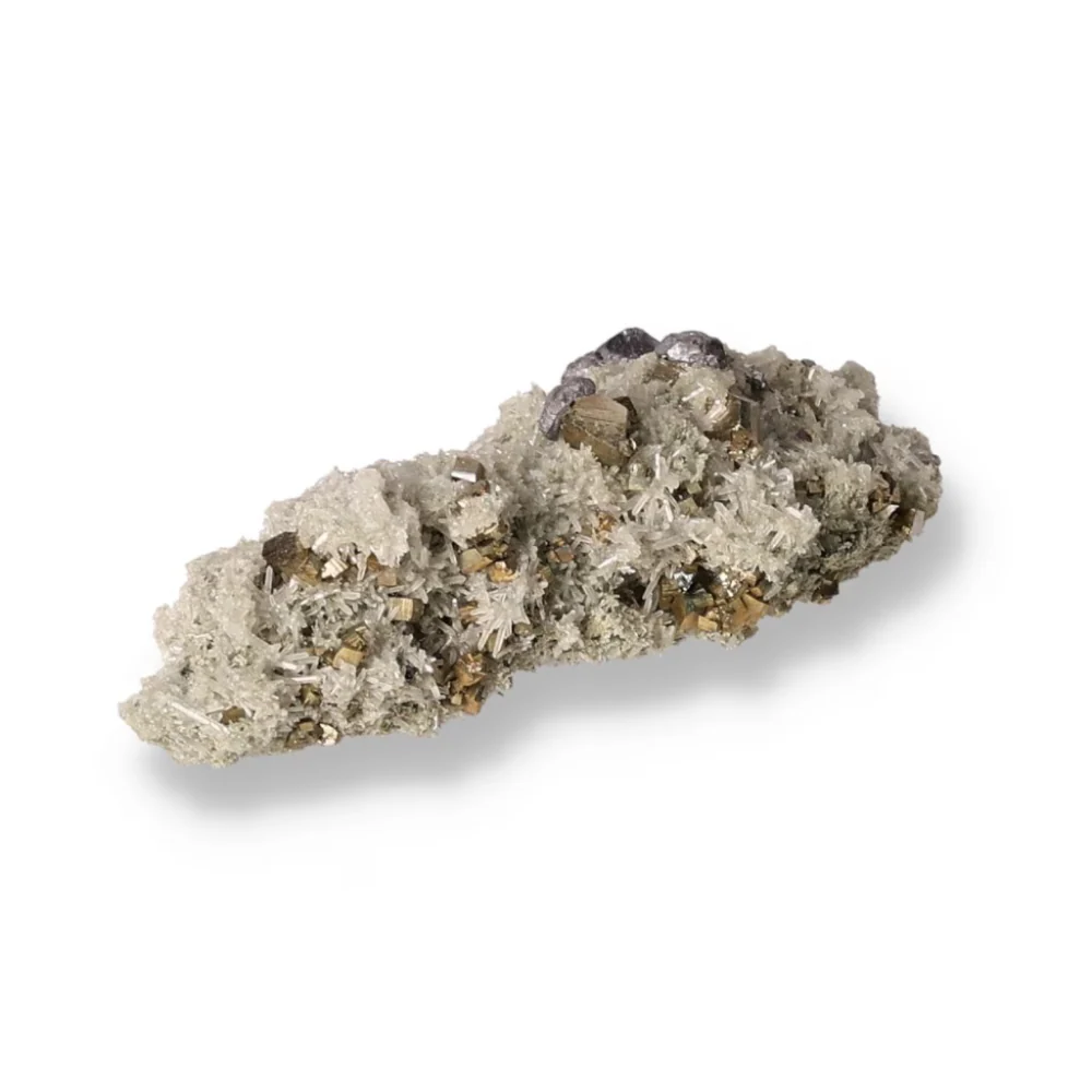 Pyrite with Galena, Quartz and Chlorite 056847 - Image 2
