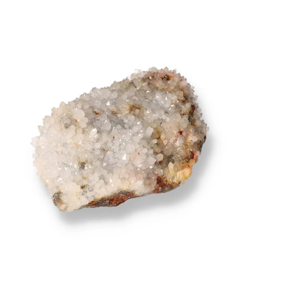 Quartz with Pyrite and Goethite 057660 - Image 3