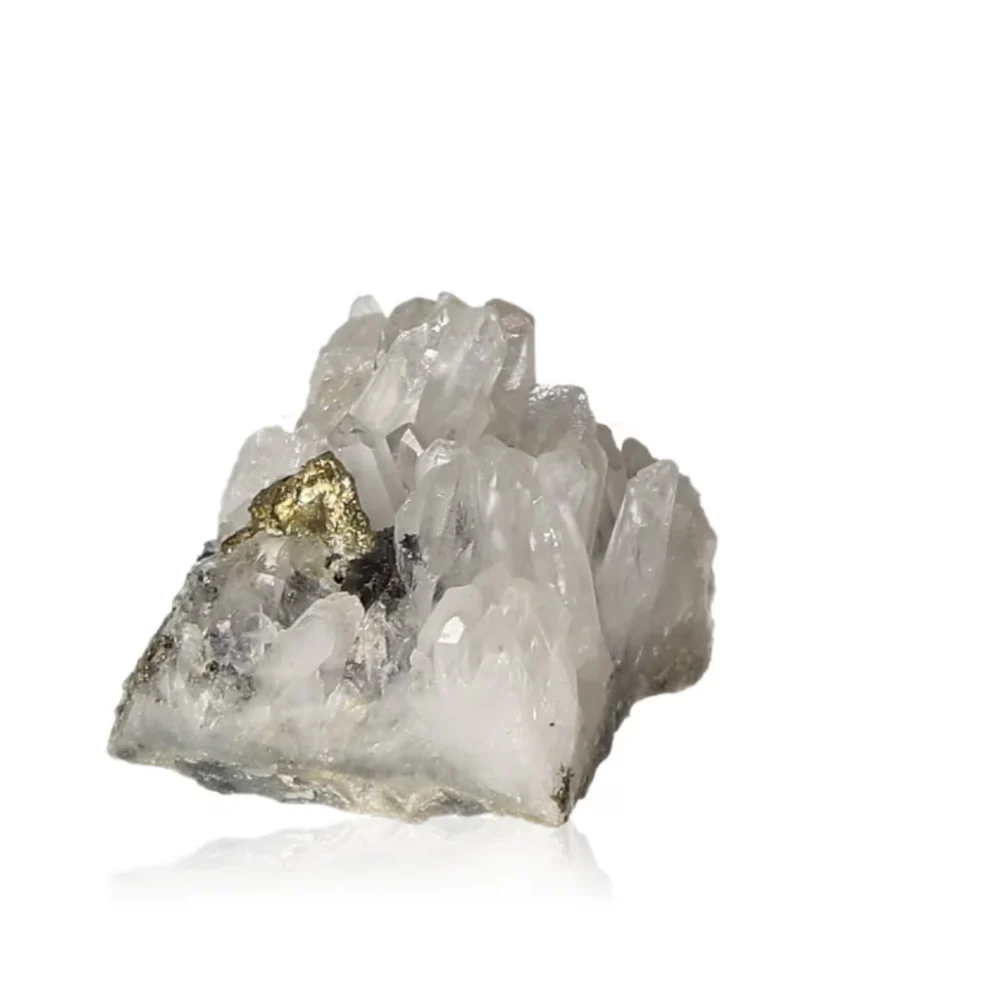 Quartz with Sphalerite and Chalcopyrite 058810 - Image 3