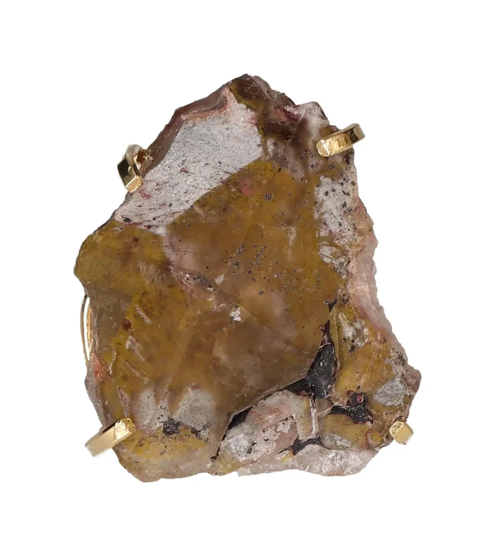 Gold Arc and Wire Ring with Quartz Cluster – Radiant Energy and Natural Elegance 598316 P30 - Image 3