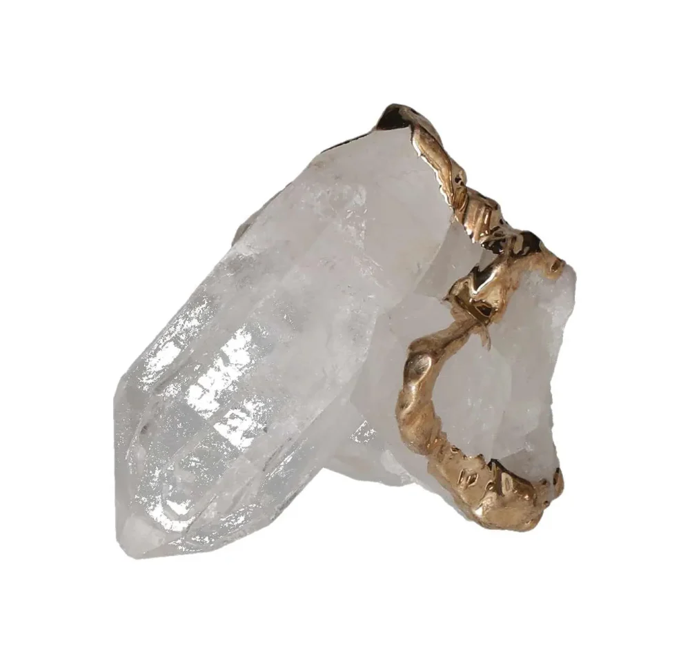 Quartz Cluster Pendant Gold 606691 P30 - Image 3