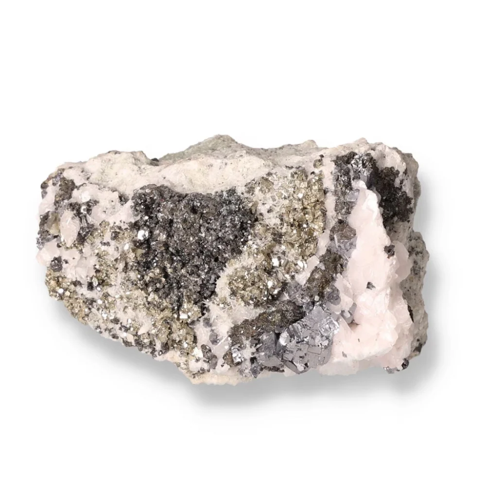 Quartz with Galena and Pyrite 056502 - Image 2