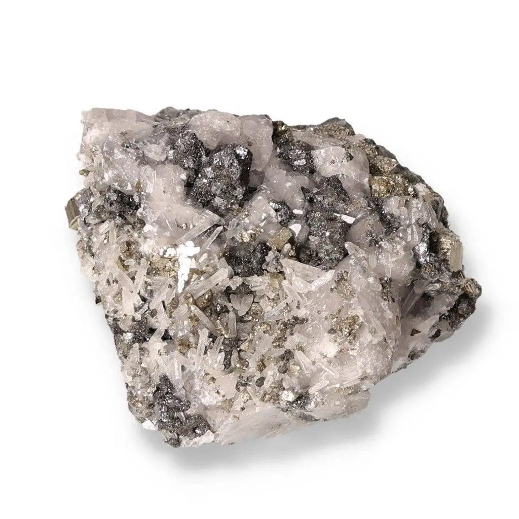 Sphalerite with Pyrite, Chalcipyrite and Quartz 061728