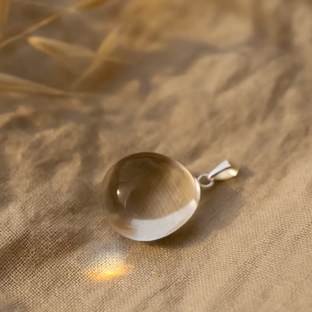 Rock Crystal AA Tumbled Pendant 555562 P30 - Image 4