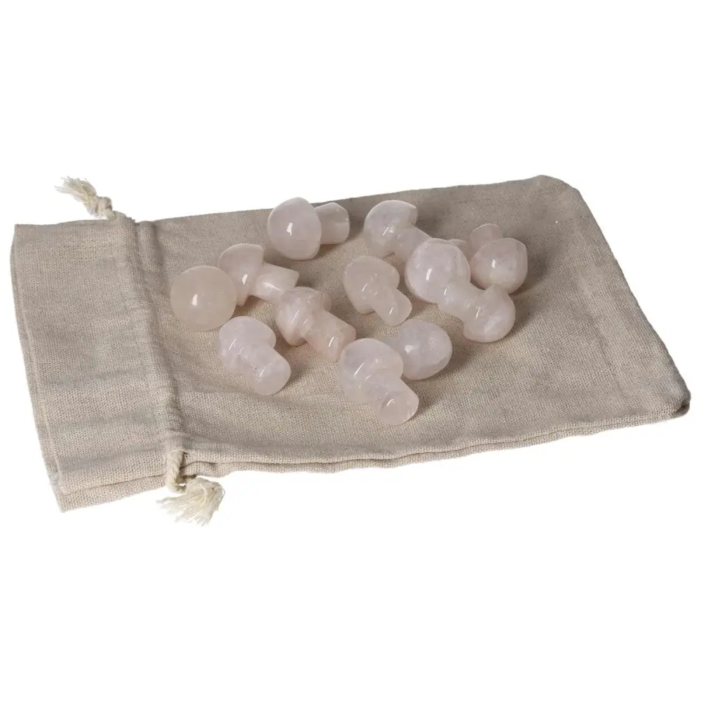 Rose Quartz Mushroom S 585422 - Image 5
