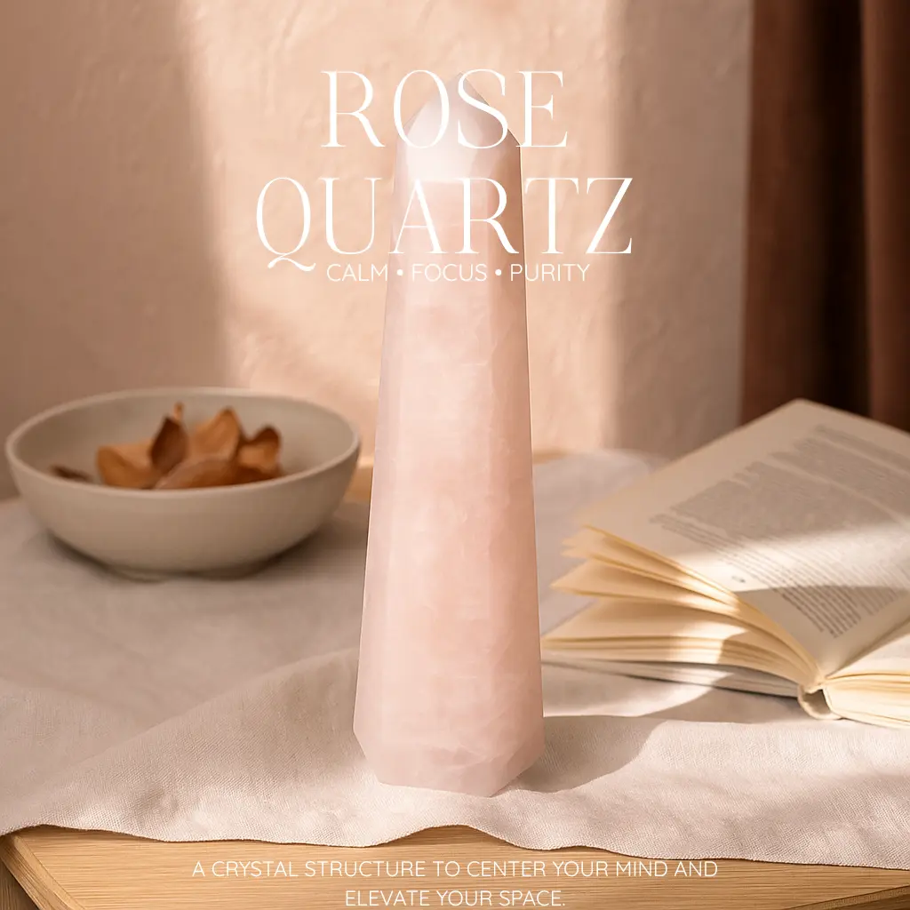 Rose Quartz Obelisk 579643