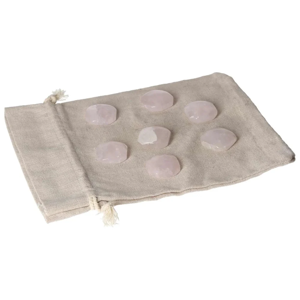 Rose Quartz Palm stone S 590181 - Image 13