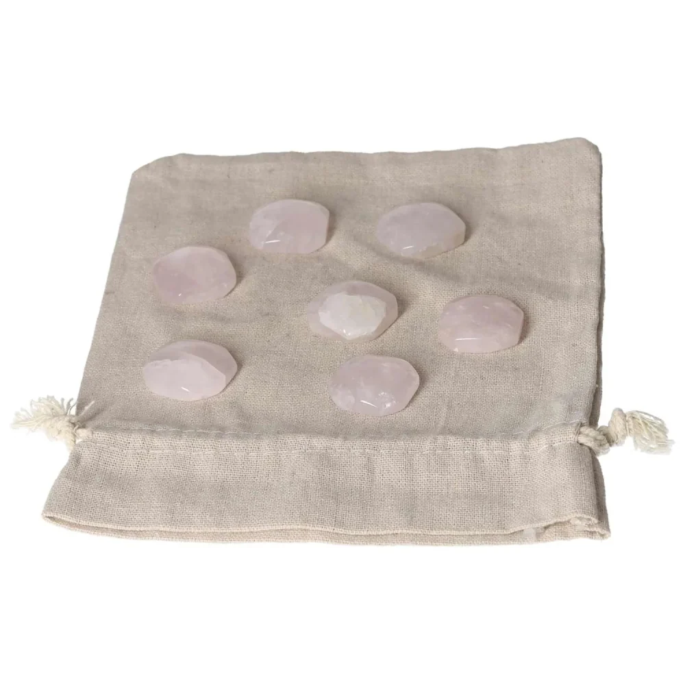 Rose Quartz Palm stone S 590181 - Image 14