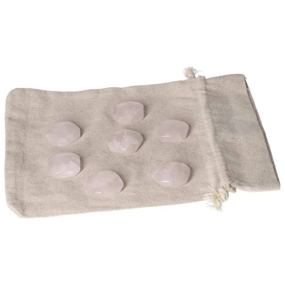 Rose Quartz Palm stone S 590181 - Image 16
