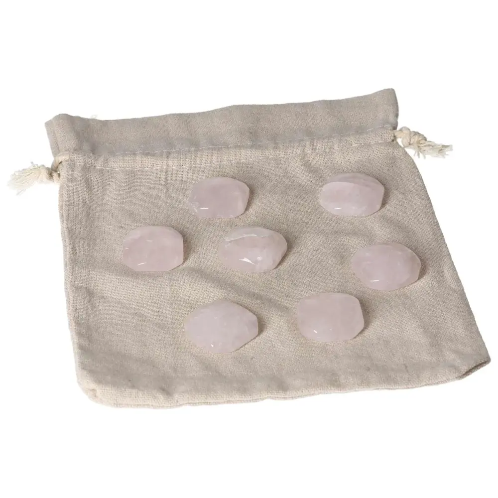Rose Quartz Palm stone S 590181 - Image 3
