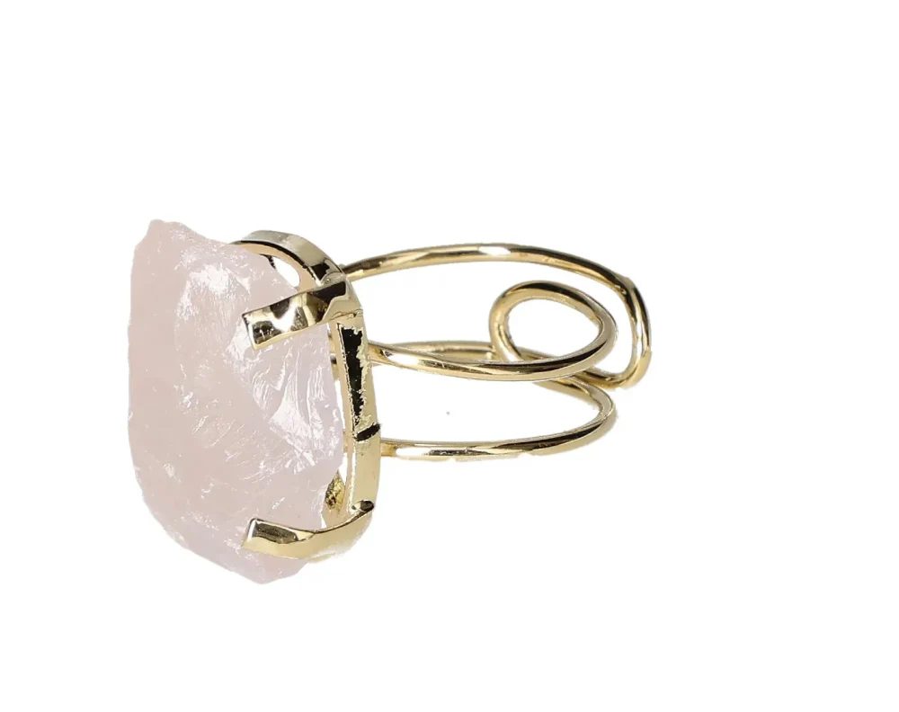Rose Quartz Ring Gold 633369 P30 - Image 2