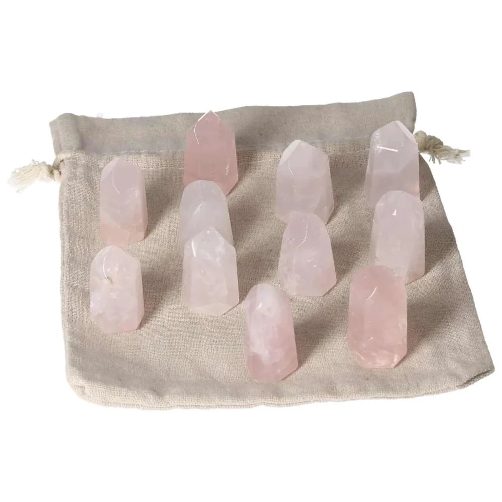 Rose Quartz Semi-polished Point S 590211 - Image 11